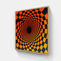 Illusionary Perspectives-Canvas-artwall-20x20 cm-Wood-Artwall