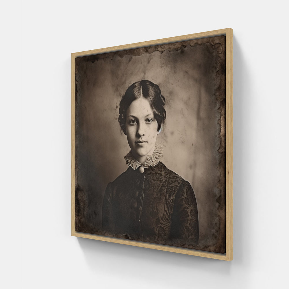 Enigmatic Daguerreotype Whispers-Canvas-artwall-Artwall