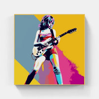 Soulful Guitar Serenade-Canvas-artwall-Artwall