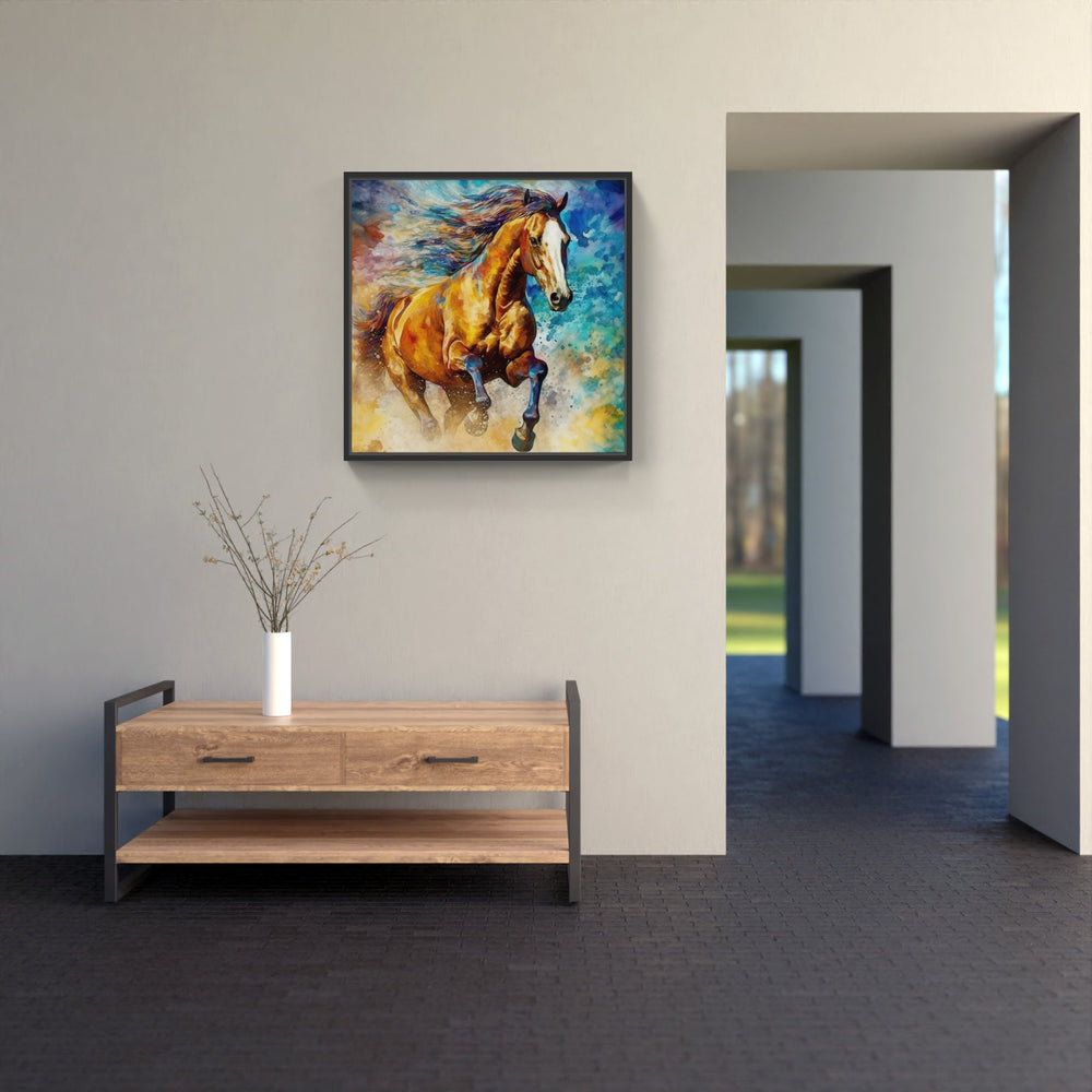 Graceful Horse Canter-Canvas-artwall-Artwall