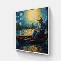 Bold Van Gogh Blooms-Canvas-artwall-20x20 cm-White-Artwall