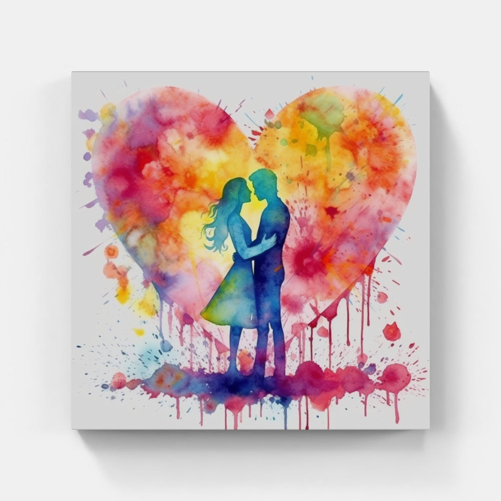 Hearts Unite Forever-Canvas-artwall-Artwall