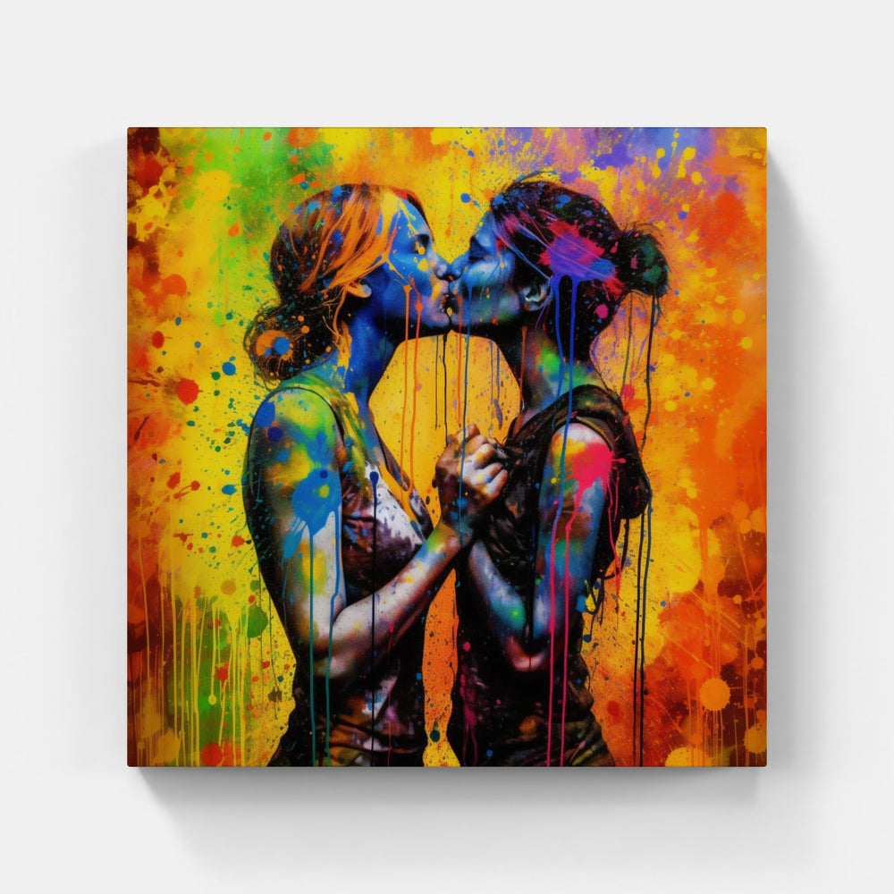 Eternal Harmony Devotion Kiss-Canvas-artwall-Artwall