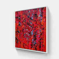 Red Blood Shed-Canvas-artwall-20x20 cm-White-Artwall