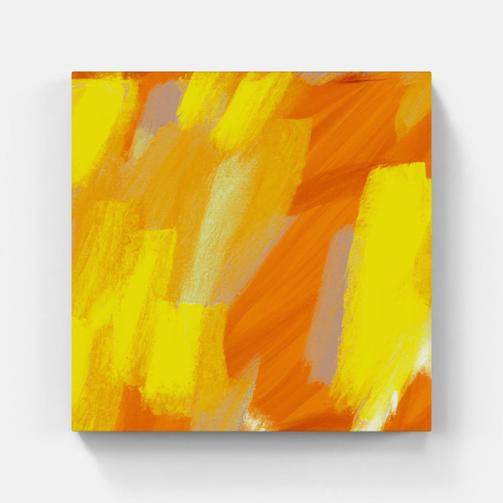 Orange sunrise warmth-Canvas-artwall-Artwall