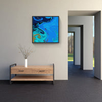 Blue time fades away-Canvas-artwall-Artwall