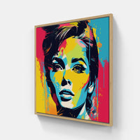 Warhol Melodies Sing-Canvas-artwall-20x20 cm-Wood-Artwall