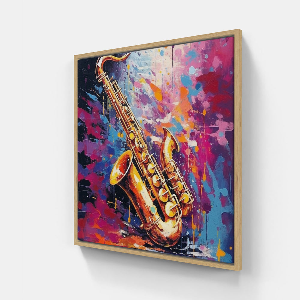 Sensational Saxophone Melodies-Canvas-artwall-Artwall