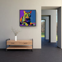 Cat fur soft-Canvas-artwall-Artwall