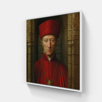 Van Eyck's Brush Symphony-Canvas-artwall-20x20 cm-White-Artwall
