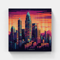 Illuminated Skyline Magic-Canvas-artwall-Artwall