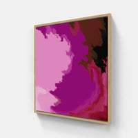 Pink roses bloom-Canvas-artwall-20x20 cm-Wood-Fine Paper-Artwall