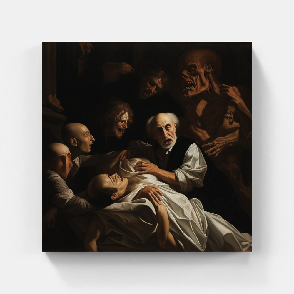 Ethereal Caravaggio Elegance-Canvas-artwall-Artwall