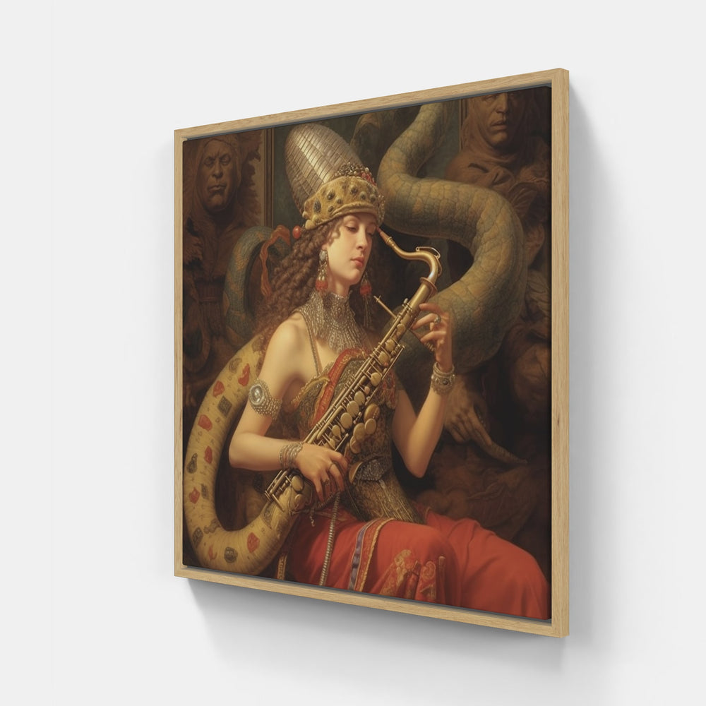 Dynamic Saxophone Grooves-Canvas-artwall-Artwall