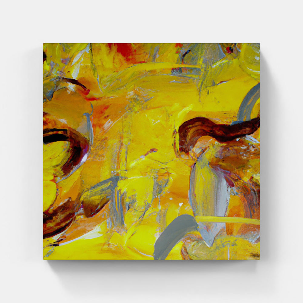 Yellow sunsets paint-Canvas-artwall-Artwall