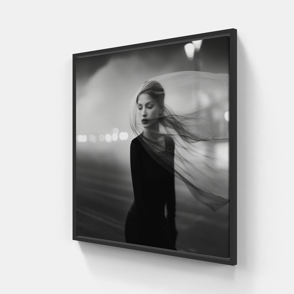 Soulful B&W Portraits-Canvas-artwall-40x40 cm-Black-Artwall