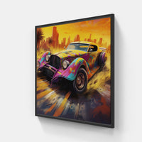 Car Enthusiast Art-Canvas-artwall-20x20 cm-Black-Artwall