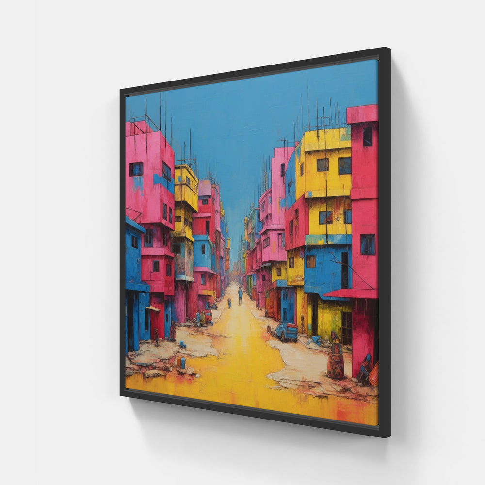 Enigmatic Chinese Dream-Canvas-artwall-20x20 cm-Black-Artwall