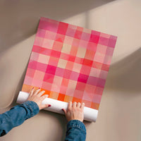 L'impression présentée en poster, sans encadrement, sur un mur neutre.