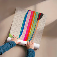 L'impression présentée en poster, sans encadrement, sur un mur neutre.