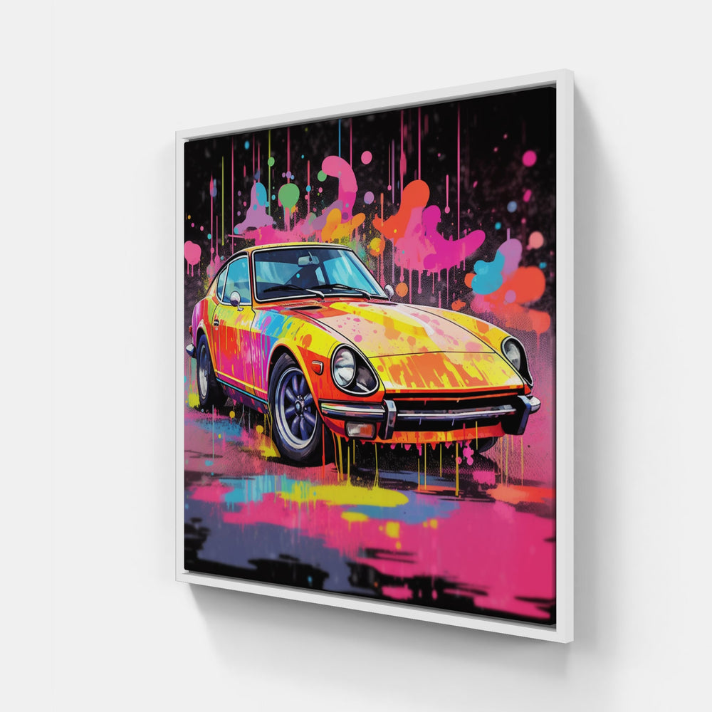 Speeding Strokes-Canvas-artwall-20x20 cm-White-Artwall