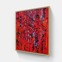 Red Blood Shed-Canvas-artwall-20x20 cm-Wood-Artwall