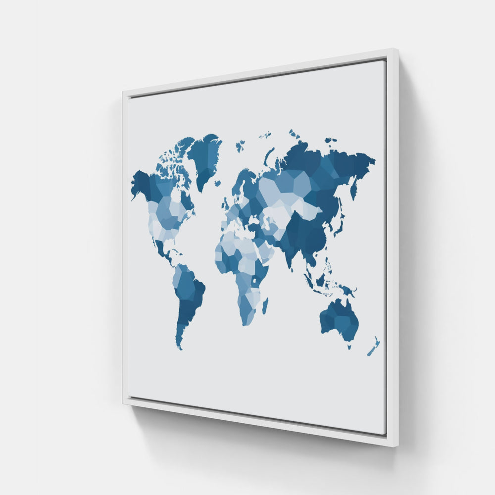 Whirling World Wonders-Canvas-artwall-20x20 cm-White-Artwall