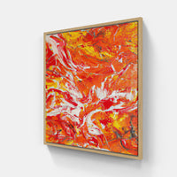 Orange peel dreams-Canvas-artwall-20x20 cm-Wood-Artwall