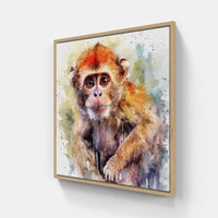 Vibrant Monkey Canva-Canvas-artwall-Artwall