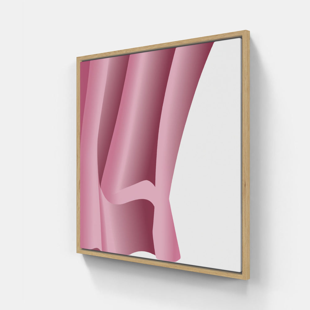 Pink timeless beauty-Canvas-artwall-20x20 cm-Wood-Artwall
