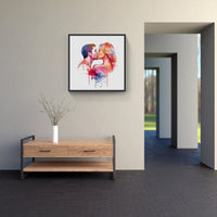 Eternal Love Embraced-Canvas-artwall-Artwall