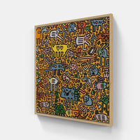 Keith Rises high-Canvas-artwall-20x20 cm-Wood-Artwall