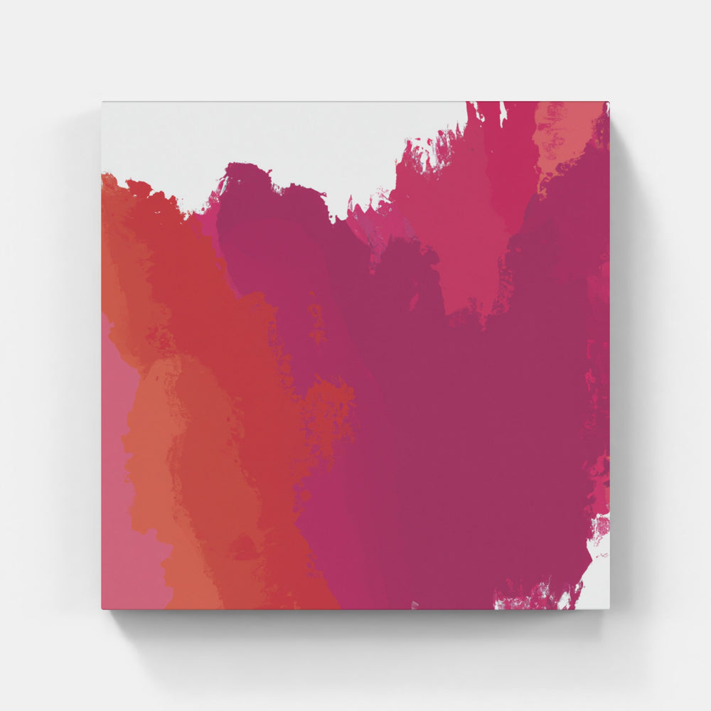 Pink time blooms-Canvas-artwall-Artwall