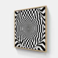 Mystifying Optical Marvels-Canvas-artwall-20x20 cm-Wood-Artwall