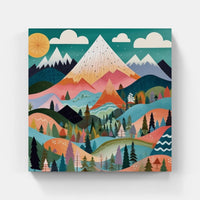 Breathtaking Mountain Escape-Canvas-artwall-Artwall