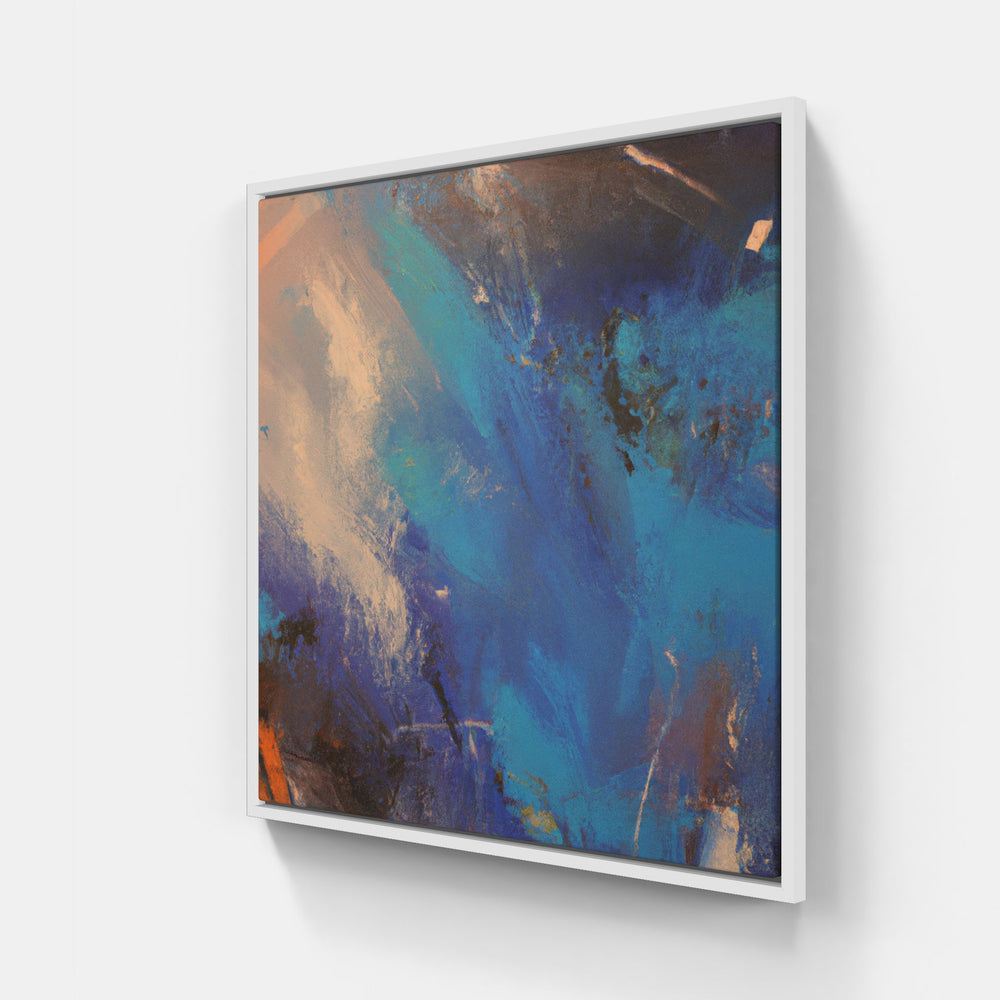 Blue sunrise sky-Canvas-artwall-20x20 cm-White-Artwall