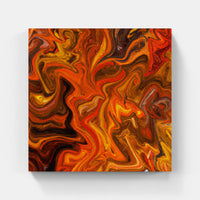 Orange dreams soar-Canvas-artwall-20x20 cm-Wood-Artwall