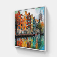 Amsterdam Chroma-Canvas-artwall-20x20 cm-White-Artwall