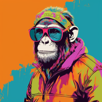 Curious Monkeys Art-Canvas-artwall-Artwall