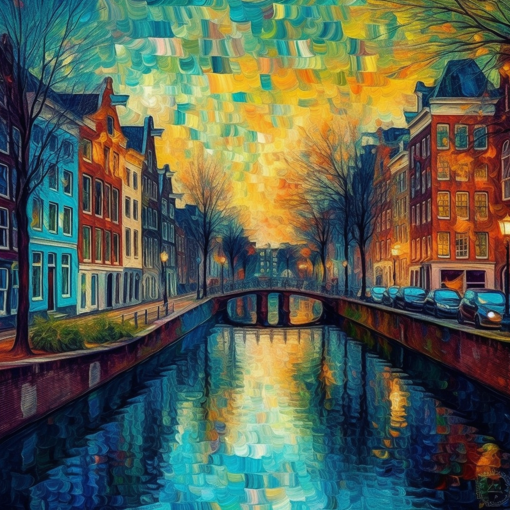 Amsterdam Impressions-Canvas-artwall-Artwall