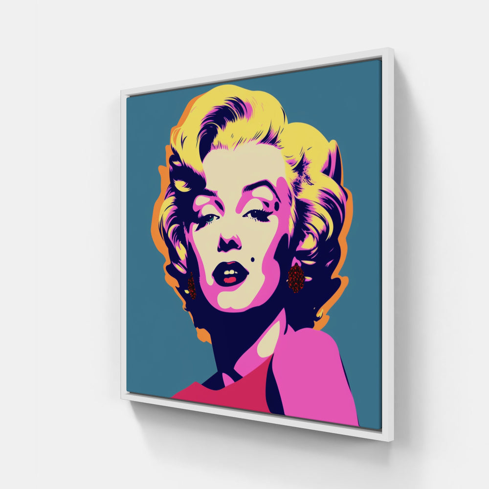 Marilyn Monroe memory-Canvas-artwall-20x20 cm-White-Artwall