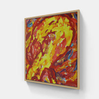 Orange, Tangy, Sweet-Canvas-artwall-20x20 cm-Wood-Artwall