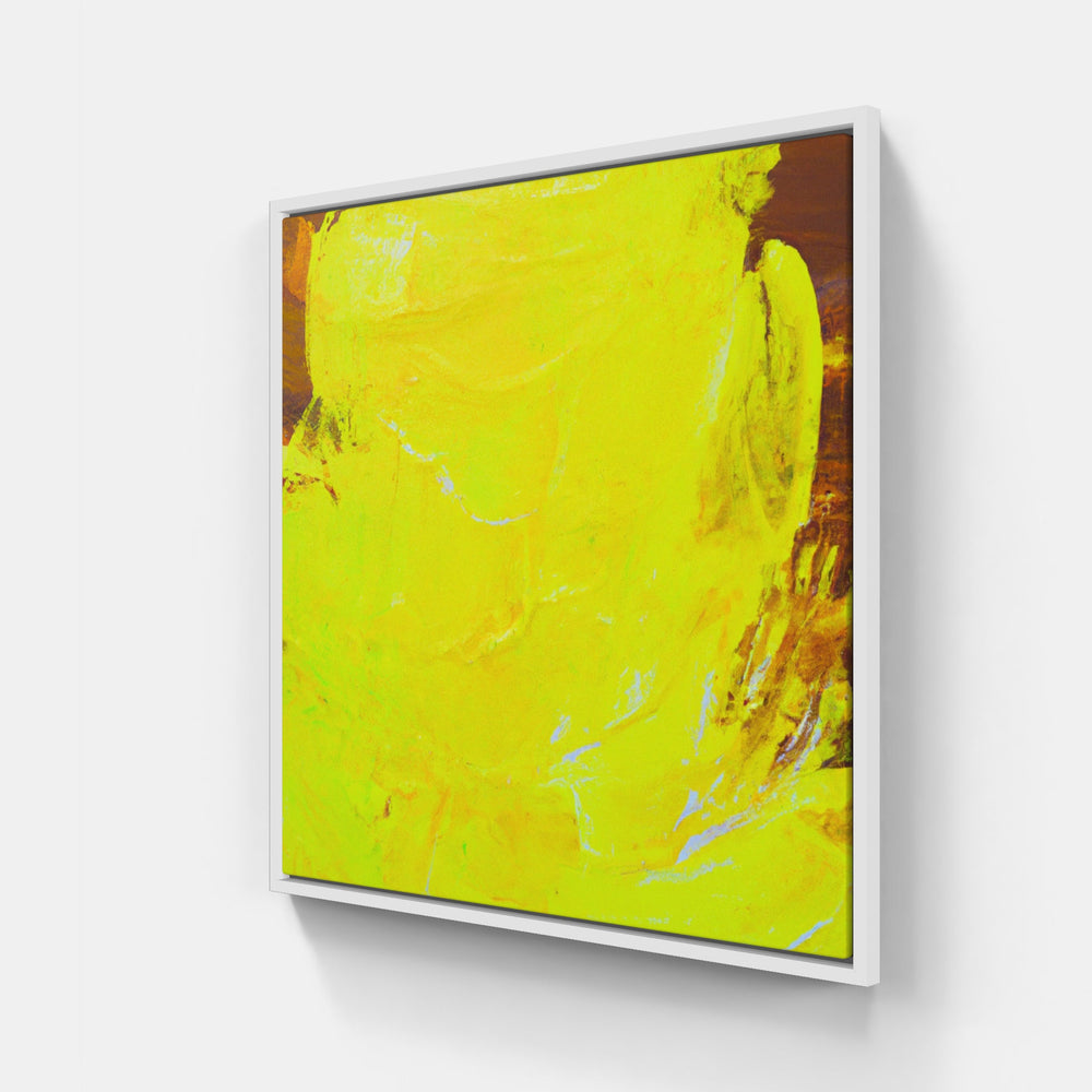 Yellow Spring Bloom-Canvas-artwall-20x20 cm-White-Artwall