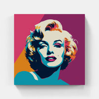 Marilyn Monroe Pop style-Canvas-artwall-Artwall