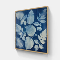 Cyanotype Enchantment Unveiled-Canvas-artwall-Artwall