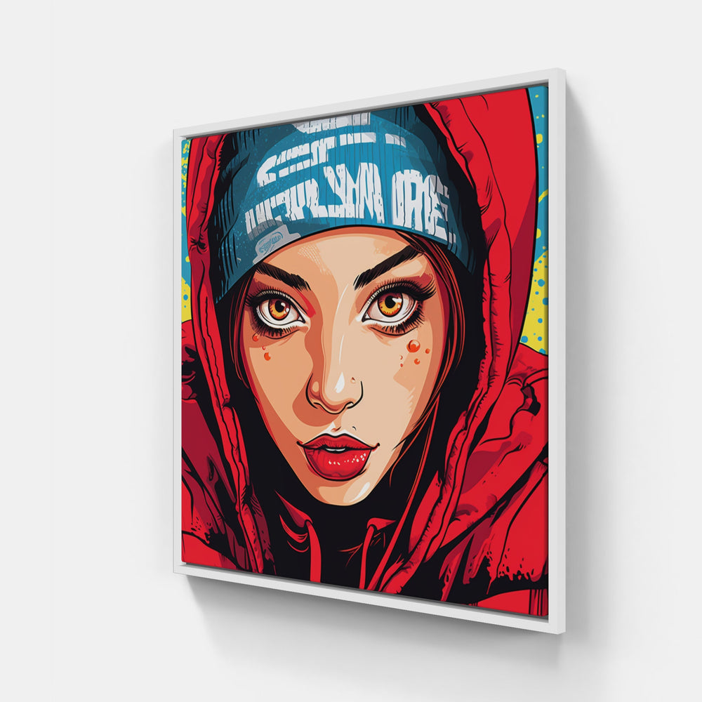 Streetwear Pop Palette-Canvas-artwall-20x20 cm-White-Artwall