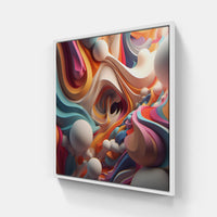 Kaleidoscopic Dreams-Canvas-artwall-20x20 cm-White-Artwall
