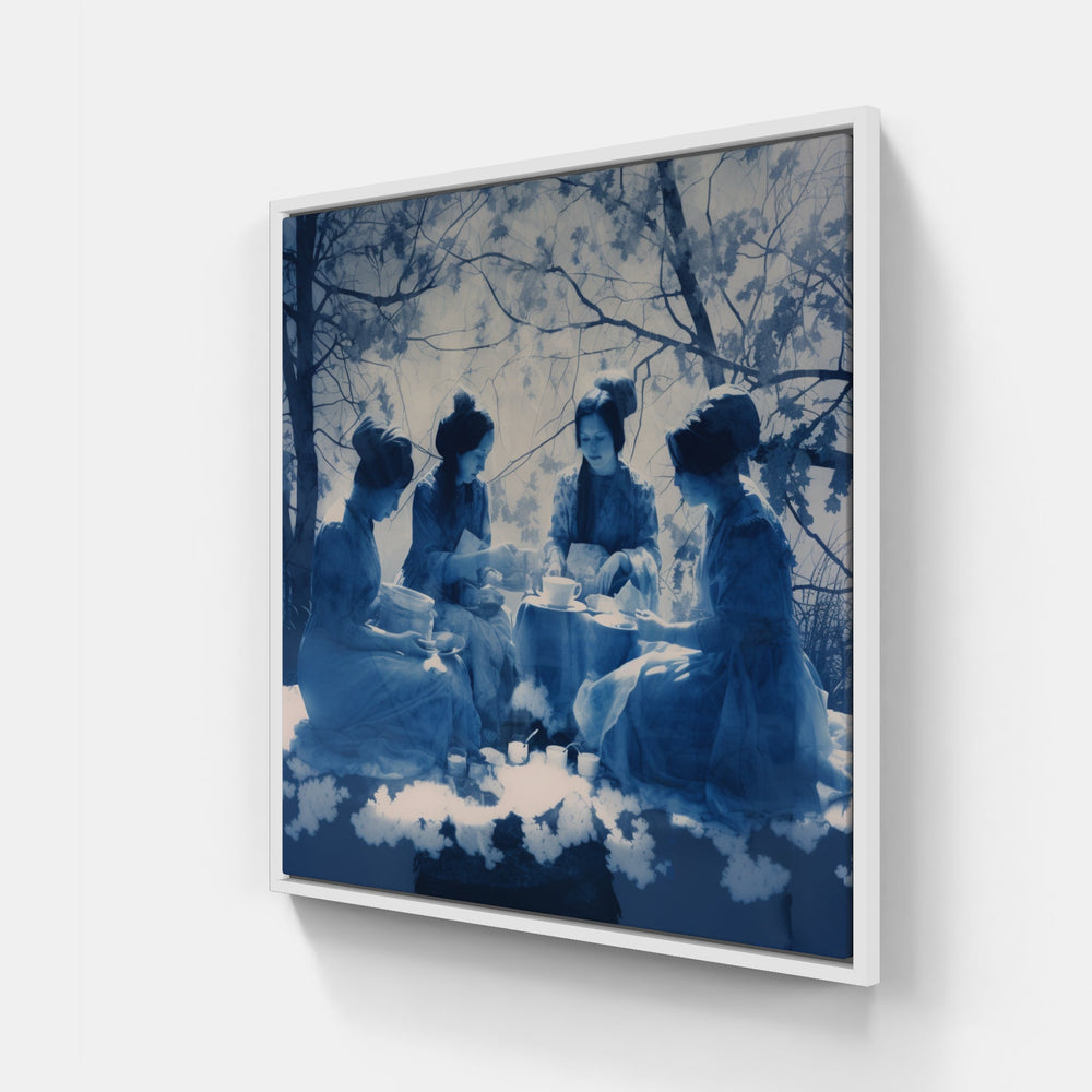 Cyanotype Essence Revealed-Canvas-artwall-20x20 cm-White-Artwall