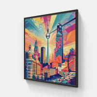 Berlin Bohemian Artistic Flair-Canvas-artwall-20x20 cm-Black-Artwall