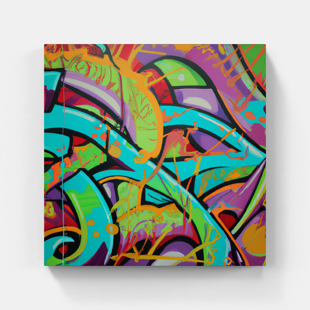 Graffiti Urban Mural Art-Canvas-artwall-Artwall